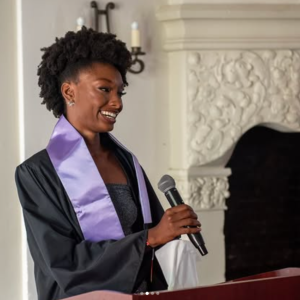 Lavender Graduation 2024 Student #1