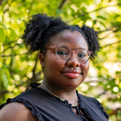 Autumn Adeyan '24 in the Legacy Garden