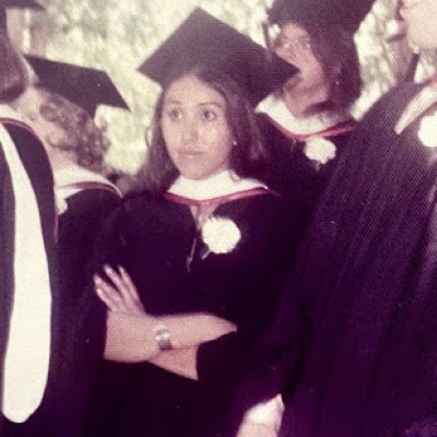 Elizabeth Sandoval at Graduation 1976