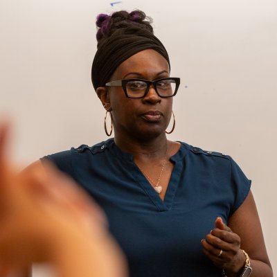 Dr. Talia Moore teaching in the Forensic Psychology program at Saint Mary's in April 2024