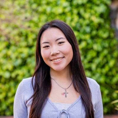 Callista Yu posing for photo on SMC campus