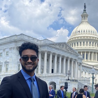 Dominic Fleming '25 in Washington, DC