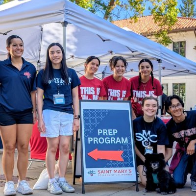 Student leaders for the PREP program welcome new students in 2025