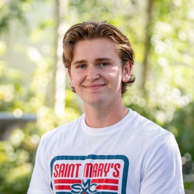 Ryan Geissberger '27 on campus