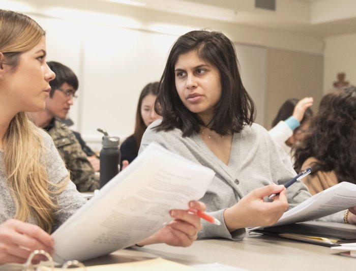 classroom of ms accounting students