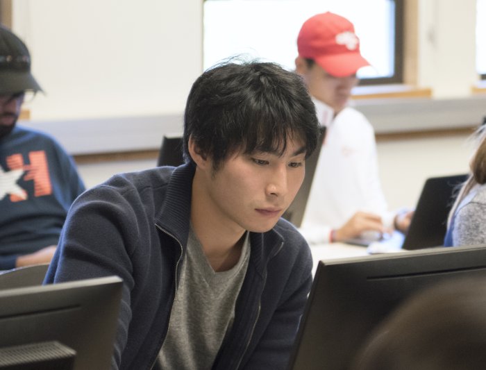Data Science Minor Students in Saint Mary's Classroom