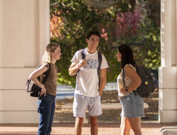 Saint Mary's Blockchain Minor Students on Campus