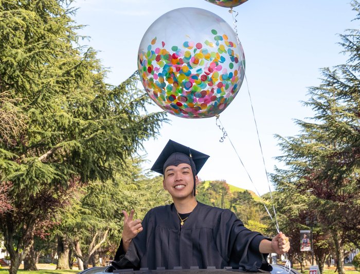 Saint Mary's Economics Minor Student on Graduation