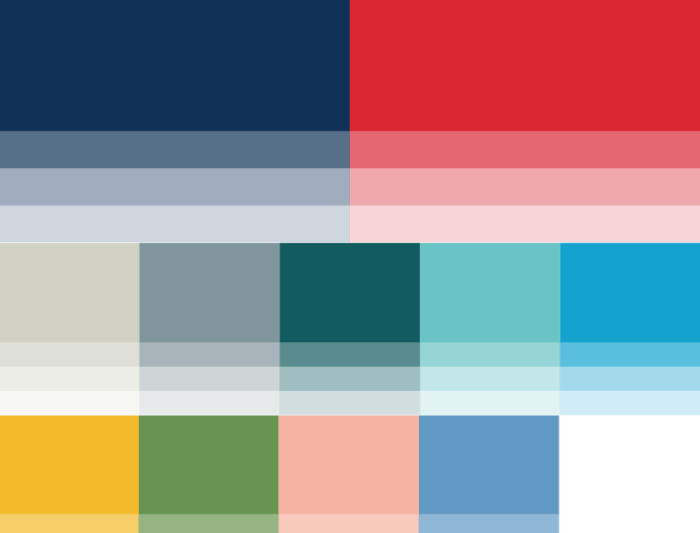 Saint Mary's College Color Pallet