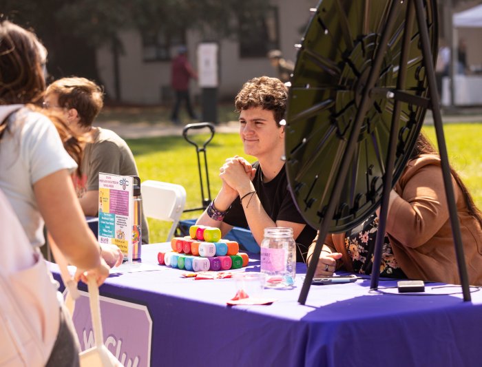 PAW Students tabling at Wellness Fair