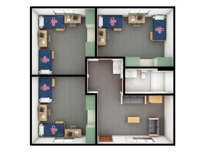becket more suite style layout