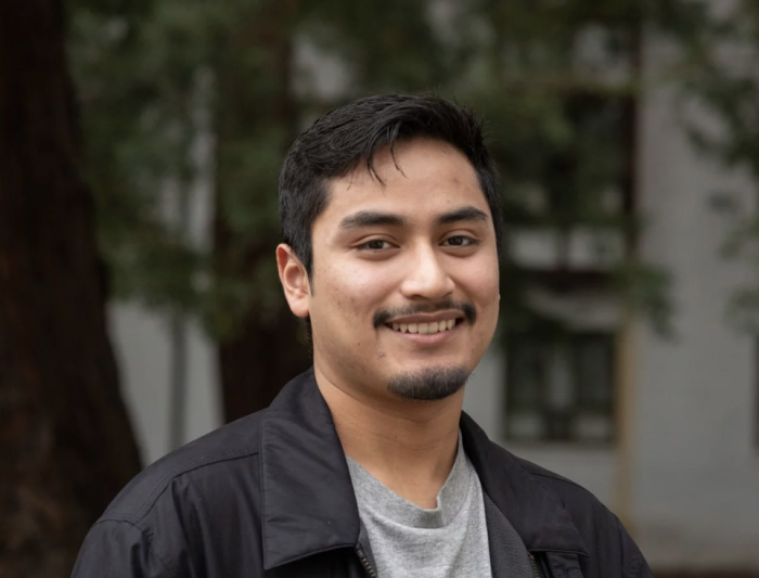 Jesus Jimenez ’24, who plans to teach elementary students in Concord following his graduation this semester. / Photo by Sofia Mastroianni