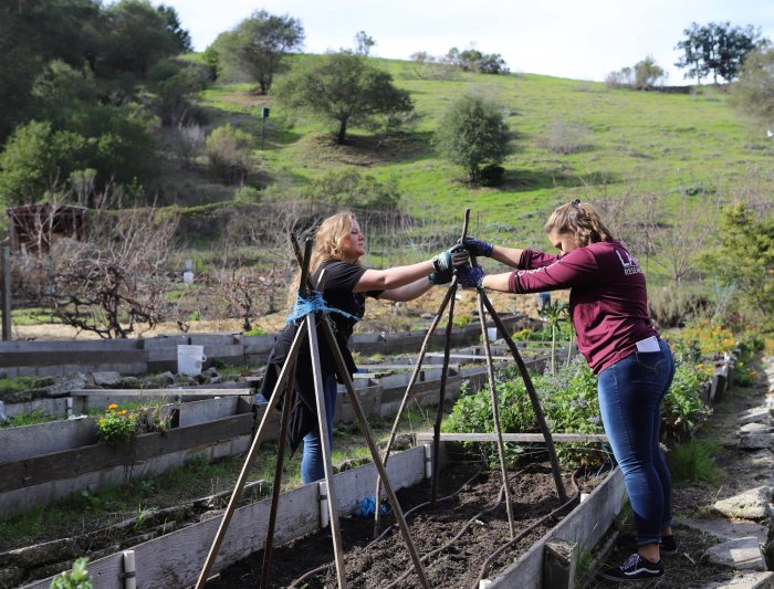 Planting students agriculture