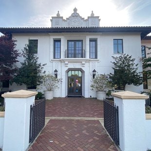 Center facing image of the entrance to Filippi Academic Hall