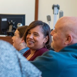 KSOE students sitting together in an FAH classroom
