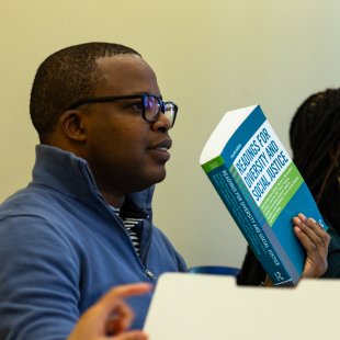 EdD Student in class