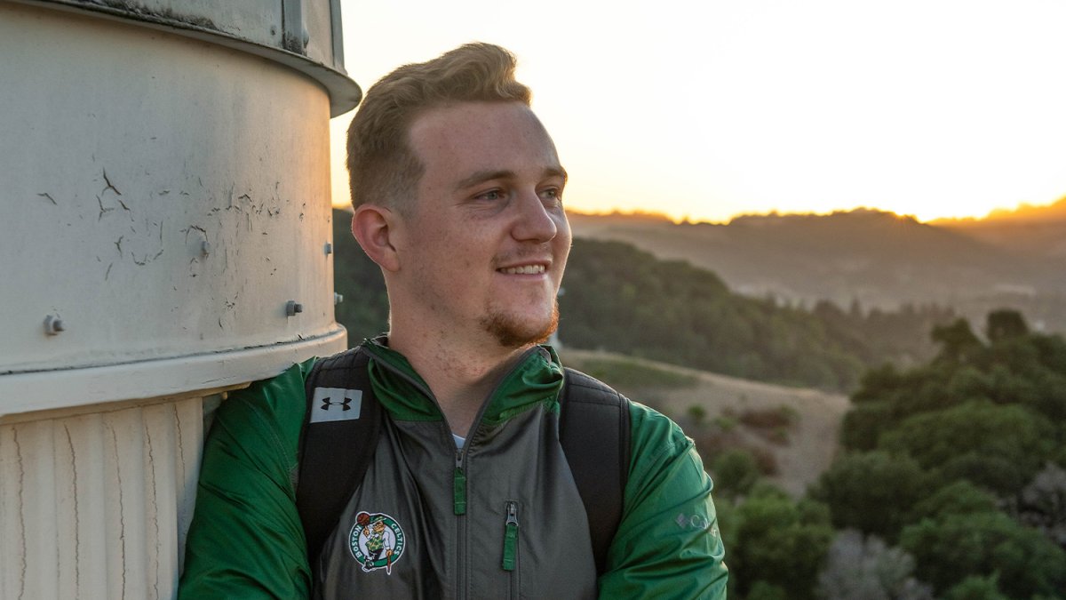 Portrait of smiling student