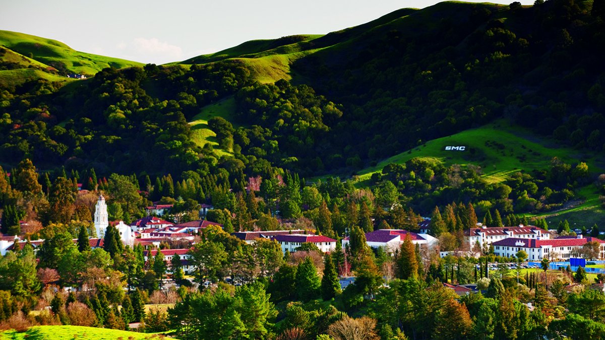 SMC campus against the hills