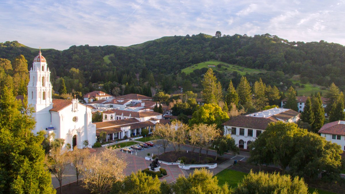 aerial photo of saint mary's college