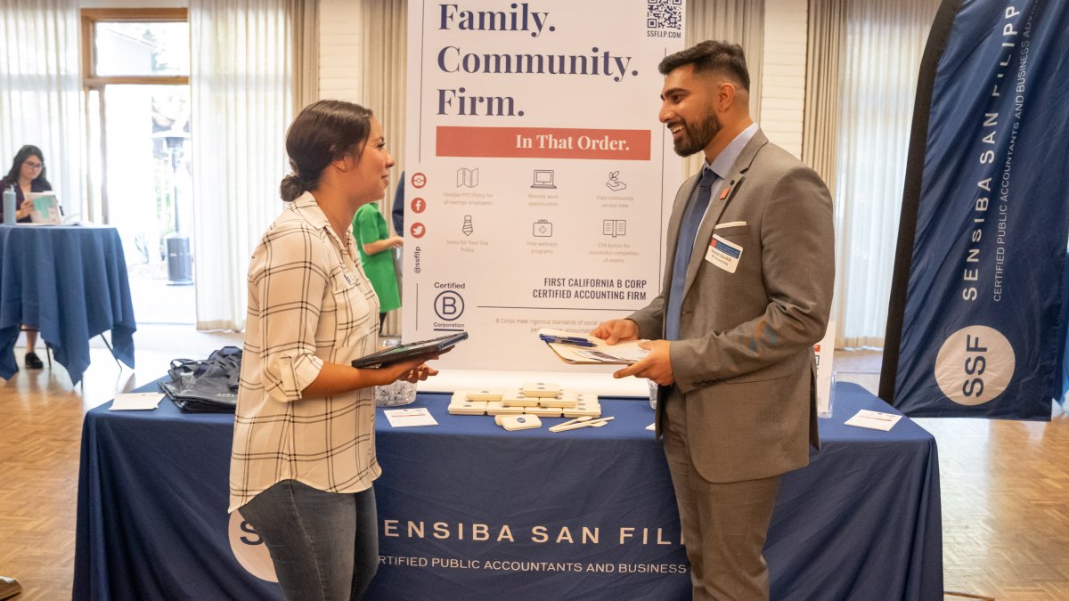 Saint Mary's Accounting Students at Meet the Firms