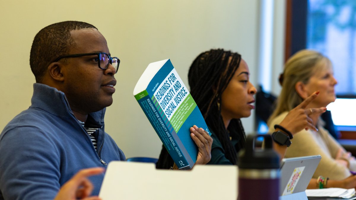 EdD Student in class